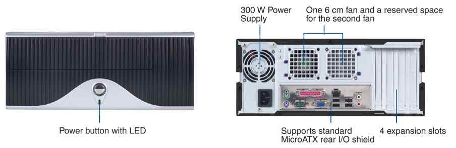 Anewtech industrial-chassis AD-AIMB-C600 Advantech-industrial computer chassis for MicroATX Motherboard